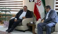 مدیرعامل شرکت شهرکهای صنعتی آذربایجان غربی با فرماندار شهرستان ماکو دیدار کرد